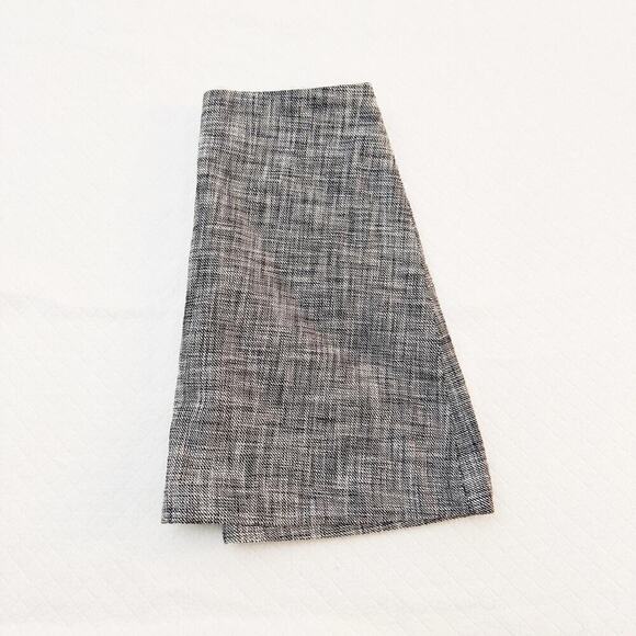 Wilfred Crosshatch Patterned Mini Skirt Black/Grey Size 0 - Picture 2 of 5